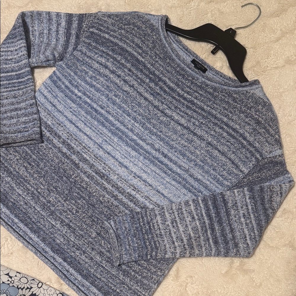 Talbots Blue Knit Sweater